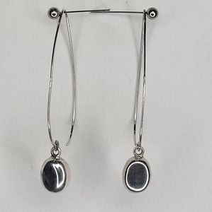 Silpada Retired W0821 “Just Dropping In” 925 Sterling Silver Long Hook Earrings